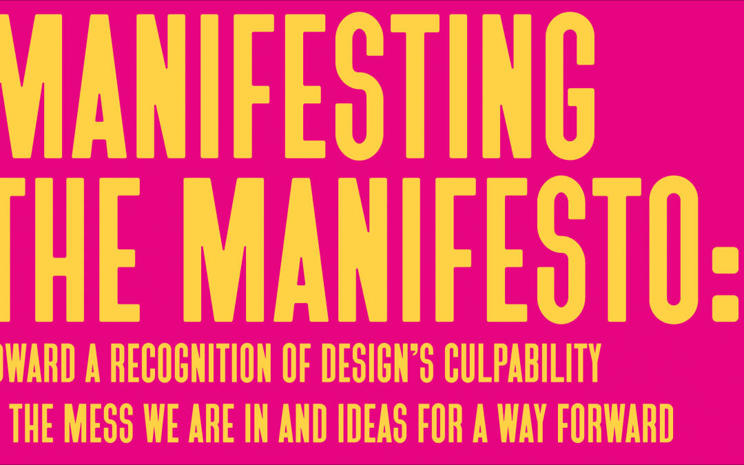 Manifesting the Manifesto – SECAC 2023 Presentation